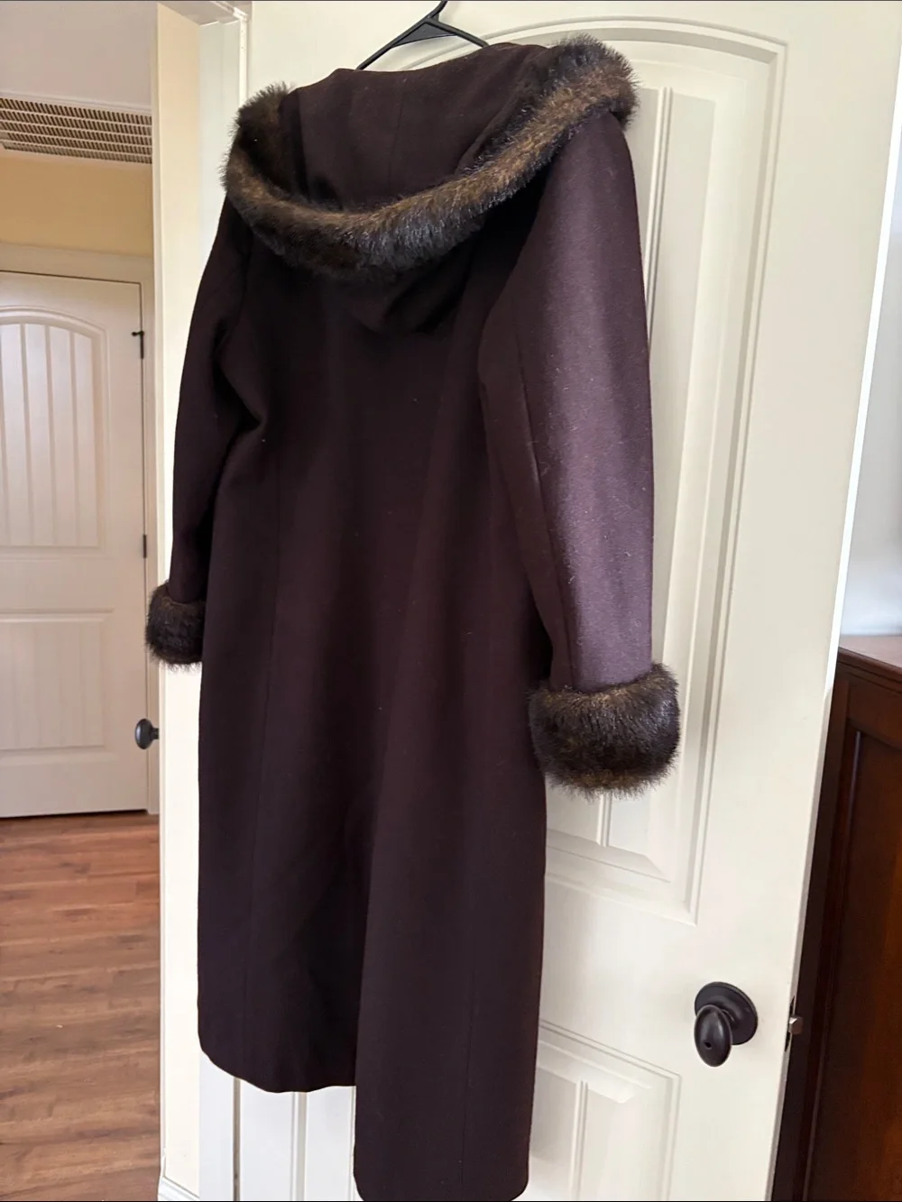 Chocolate-Brown Winter Coat
